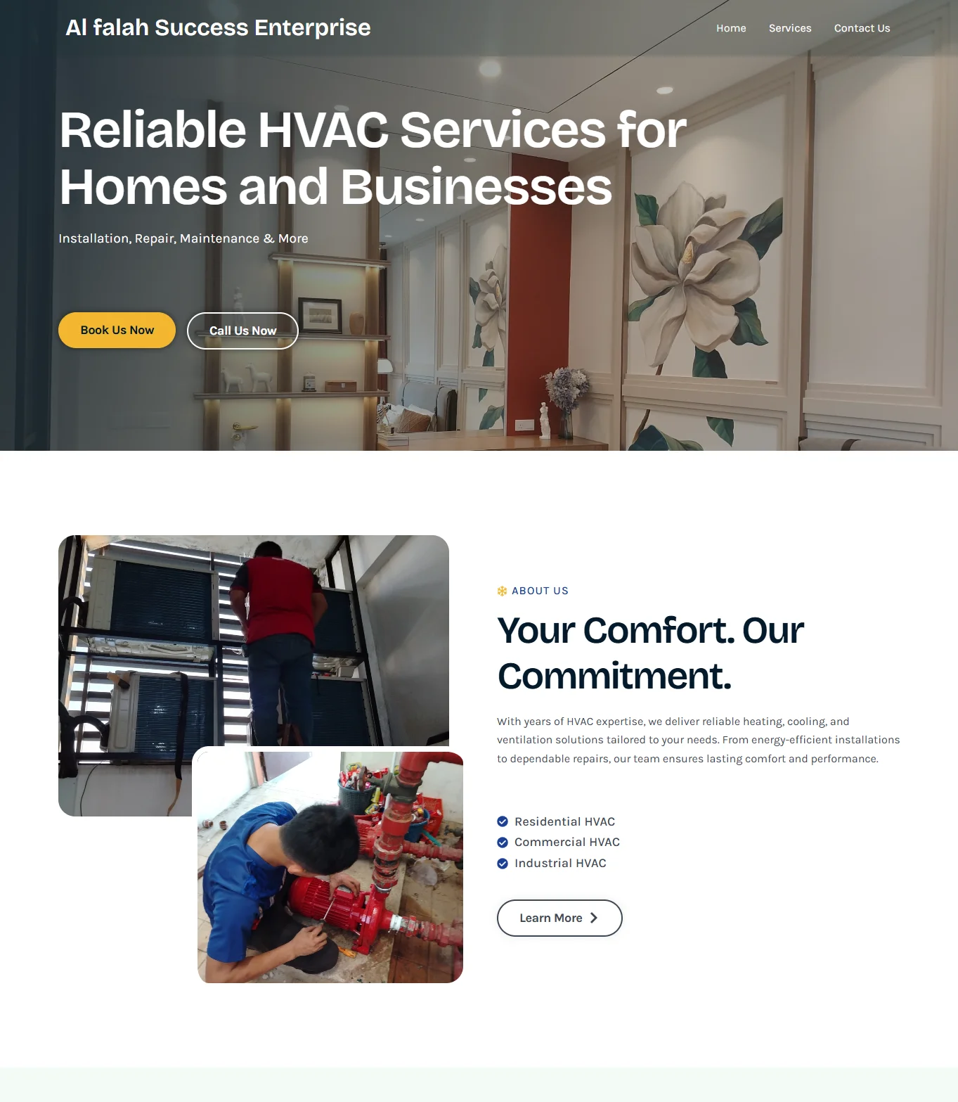 Al Falah Success Website