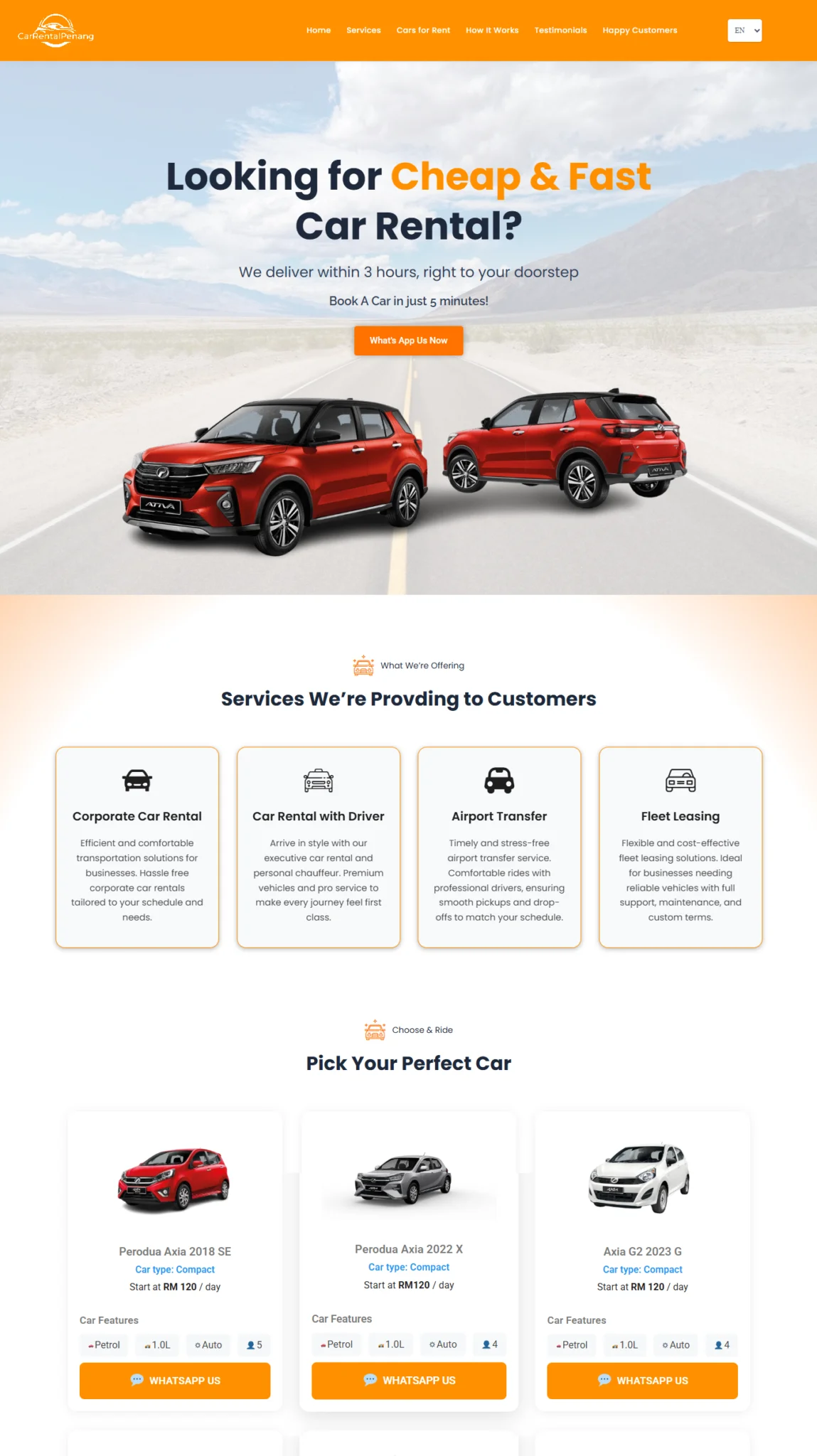 Car Rental Website